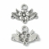 Paskirstytojas sidabro spalvos 32x23x3mm, 2vnt.