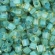 Toho biseris CUBE TC-01-952 1.5mm Inside-Color Rainbow Lt Topaz/Sea Foam-Lined