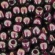 Toho biseris TR-08-1076 8/0 Inside-Color Gray/Magenta-Lined