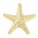 Pakabukas Jūros žvaigždė, Starfish, paauksuotas 18K, 29x30.5x4.5mm
