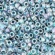 Toho biseris TR-15-773 15/0  Inside-Color Rainbow Crystal/Montana Blue-Lined