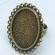 Žiedas žalvarinis Lėkštelė: 34mmx28mm inner, vidinis ovalas 25mmx19mm 