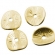 Intarpas aukso spalvos 9,5x8,5mm. Pakuotė 10vnt.