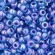 Toho biseris TR-11-1837 11/0 Inside-Color Rainbow Aqua/Opaque Purple Lined