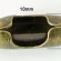 Burbuliuku grandinėlės sujungimas, žalvarinis, 10x4,5mm