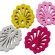 Lapas medinis baltas 25x20mm 