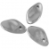 Pakabukas sidabro spalvos, 18x10mm