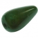 Akrilinis karoliukas, 15x8mm, žalias, žvilgantis