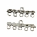 Paskirstytojas sidabro spalvos 10x26x2mm