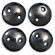 CzechMates Lentil 6mm, Hematite