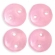 CzechMates Lentil 6mm, Milky Pink