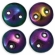 CzechMates Lentil 6mm, Iris Purple