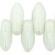 Dagger karoliukas 2,5/6mm, Luster Opaque White- Blizgus nepermatomas baltas