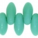 Dagger karoliukas 2,5/6mm, Opaque Turquoise