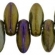 Dagger karoliukas 2,5/6mm, Iris Brown