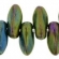 Dagger karoliukas 2,5/6mm, Iris Green