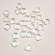 Čekiško stiklo karoliukas kuba Crystals 6x8mm