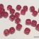 Čekiško stiklo karoliukas kubas Siam 5mm
