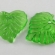 Lapelis akrilinis žalias skaidrus 15x15mm