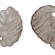 Lapelis akrilinis rudas skaidrus 15x14,5mm