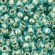 Toho biseris TR-11-284 11/0  Inside-Color Aqua/Gold Lined