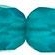 Briaunuoti karoliukai - Firepolished, Matte Teal,