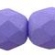 Briaunuoti karoliukai - Firepolished, Lavander, 6mm