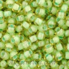 Toho biseris TR-11-945 11/0 Inside Jonquil/Mint Julep Lined