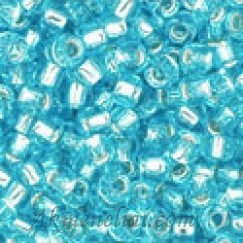 Toho biseris TR-11-23B 11/0 Silver Lined Dark Aquamarine