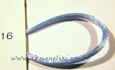 Atlasinė virvelė Manubens, storis 1,5mm