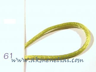 Atlasinė virvelė Manubens, storis 1,5mm