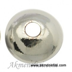 Kepurėlė sidabruota 6mm 20vnt