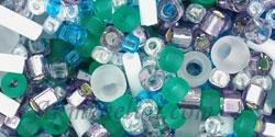 Toho biseris MIX3229 Fuji-White/Green/Blue/Purple Mix