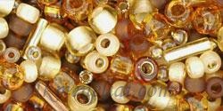 Toho biseris MIX3219 Kohaku-Amber MIX