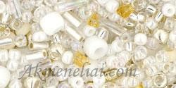 Toho biseris MIX3212 Hasu- White MIX