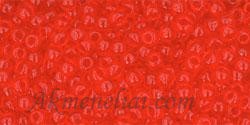 Toho biseris TR-11-5 11/0 Transparent Lt Siam Ruby
