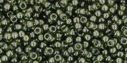 Toho biseris TR-11-940 11/0 Transparent Olivine