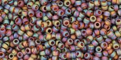 Toho biseris TR-15-177F 15/0 Trasparent Rainbow Frosted Smoky Topaz