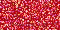 Toho biseris TR-15-165C 15/0 Transparent Rainbow Ruby