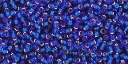 Toho biseris TR-15-28 15/0 Silver Lined Cobalt