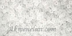 Toho biseris TR-15-1F 15/0 Transparent Frosted Crystal