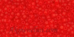 Toho biseris TR-15-5BF 15/0 Transparent Frosted Siam Ruby