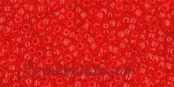 Toho biseris TR-15-5B 15/0 Transparent Siam Ruby