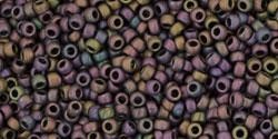 Toho biseris TR-15-85F 15/0 Frosted Metallic Iris Purple