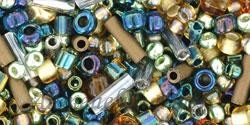 Toho biseris MIX3220 Raiden -Gold/Green Mix
