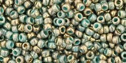 Toho biseris TR-11-1703 11/0 Gilded Marble Turquoise
