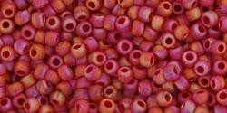 Toho biseris TR-11-405F 11/0 Opaque Rainbow Frosted Cherry