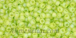 Toho biseris TR-11-164F 11/0  Trans-Rainbow-Frosted Lime Green