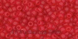Toho biseris TR-11-5BF 11/0 Transparent-Frosted Siam Ruby