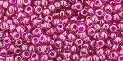Toho Biseris TR-11-356 11/0 Inside-Color Lt Amethyst/Fuscia Lined